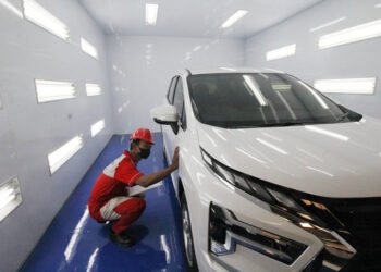 bengkel body repair mitsubishi