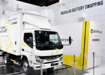 Teknologi Penukaran Baterai Truk Listrik Fuso