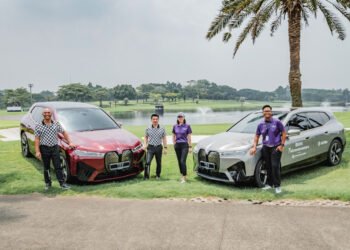 penyerahan BMW iX untuk turnamen Indonesian Masters 2023