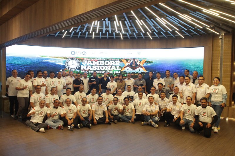 Jambore Nasional Mercedes-Benz Club Indonesia 2024 diselenggarakan di Nusa Dua, Bali
