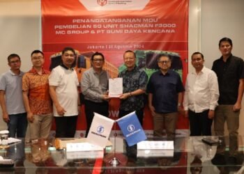 MC Group Tambah Armada 550 Unit Truk Shacman F3000