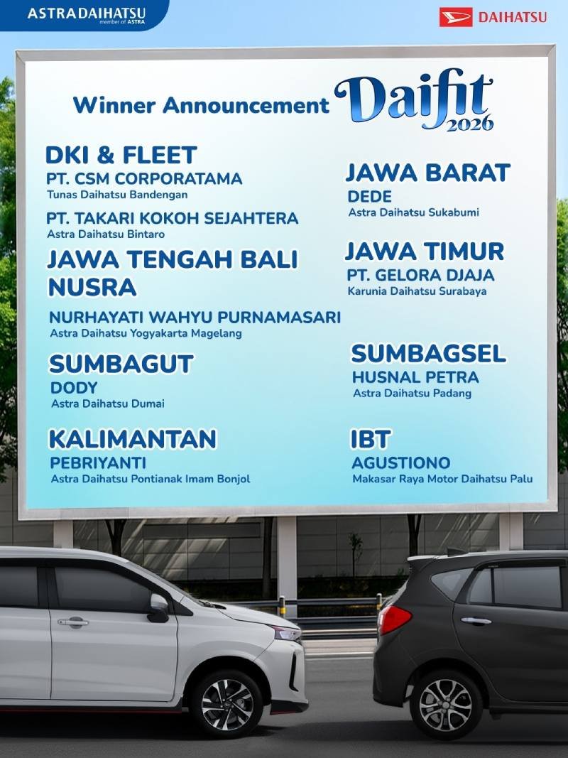 Para Pemenang Daifit 2026